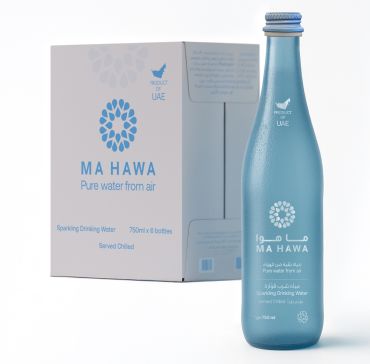 Ma Hawa Bottled Drinking Sparkling Water, 750 Ml x 6